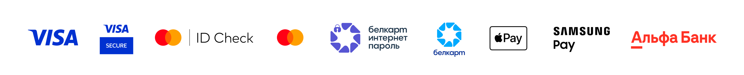 Альфа-Банк и системы VISA, MasterCard и БЕЛКАРТ